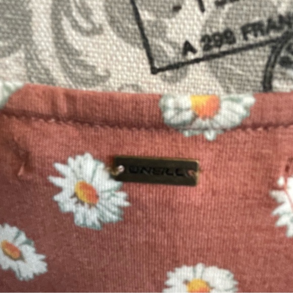 O'Neill Terracotta Floral Midi Dress - Picture 4 of 9